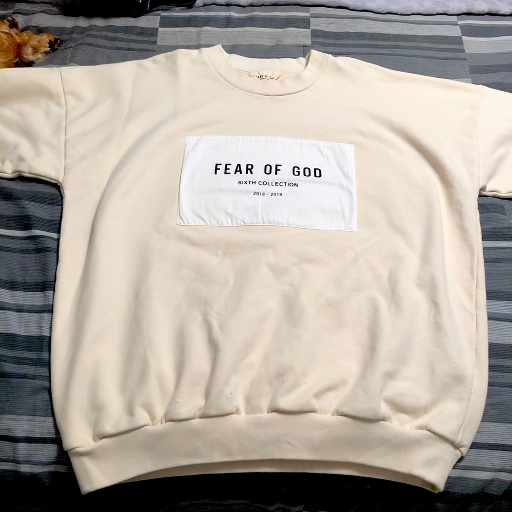 Fear of God Patch Logo Crewneck (NWOT)